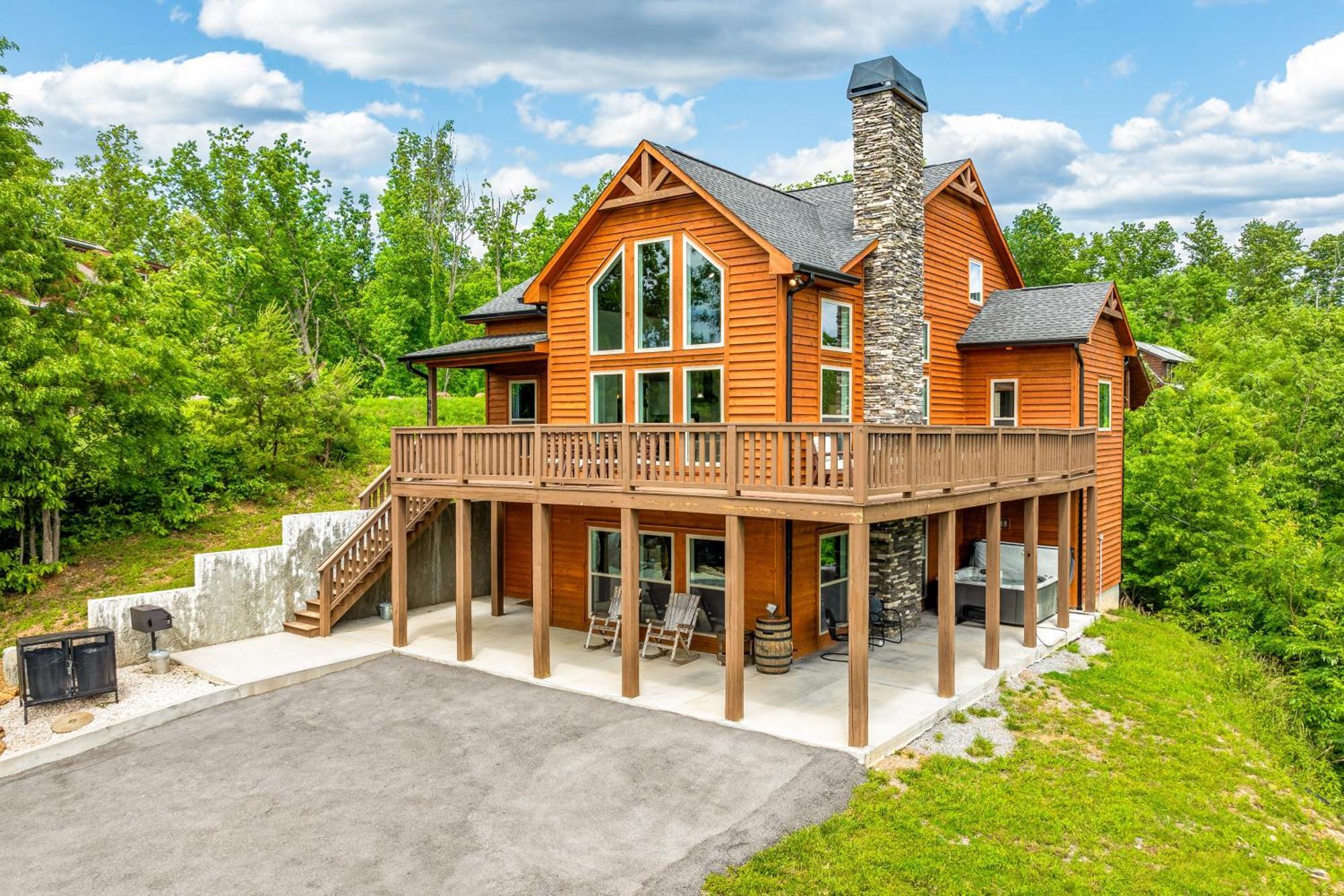 Вилла Shady Pines Гатлинбург Экстерьер фото